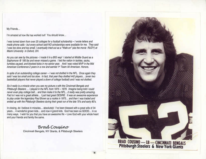 Brad Cousino NFL Career